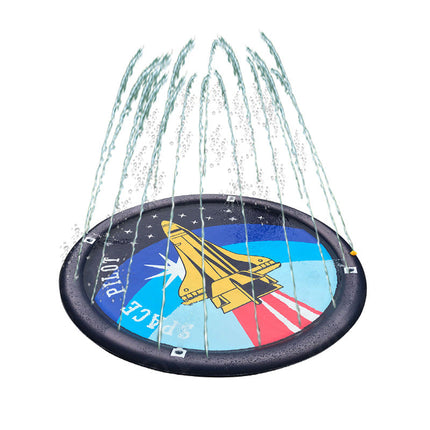 Splash Fun | Water Play Mat with Integrated Spray System | Safe & Portable for Outdoor Fun 0