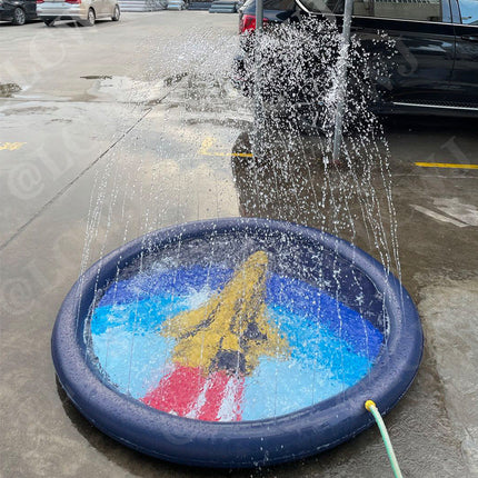 Splash Fun | Water Play Mat with Integrated Spray System | Safe & Portable for Outdoor Fun 2