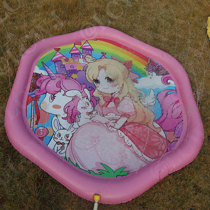 Splash Fun | Water Play Mat with Integrated Spray System | Safe & Portable for Outdoor Fun 3
