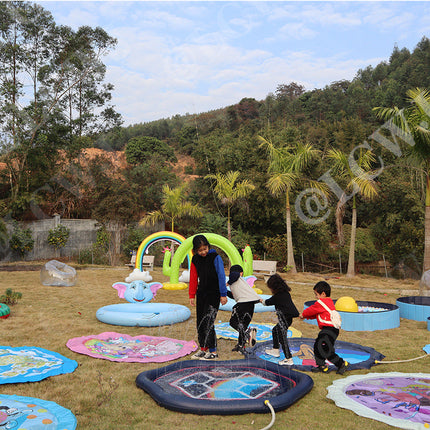 Splash Fun | Water Play Mat with Integrated Spray System | Safe & Portable for Outdoor Fun 4
