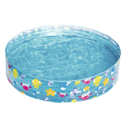Splash Haven | Inflatable Kiddie Pool with Maritime Motif for Endless Summer Fun 0