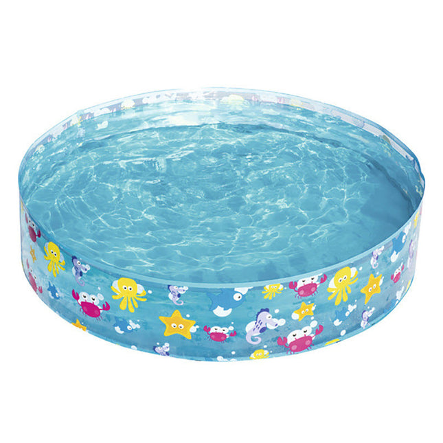 Splash Haven | Inflatable Kiddie Pool with Maritime Motif for Endless Summer Fun 0