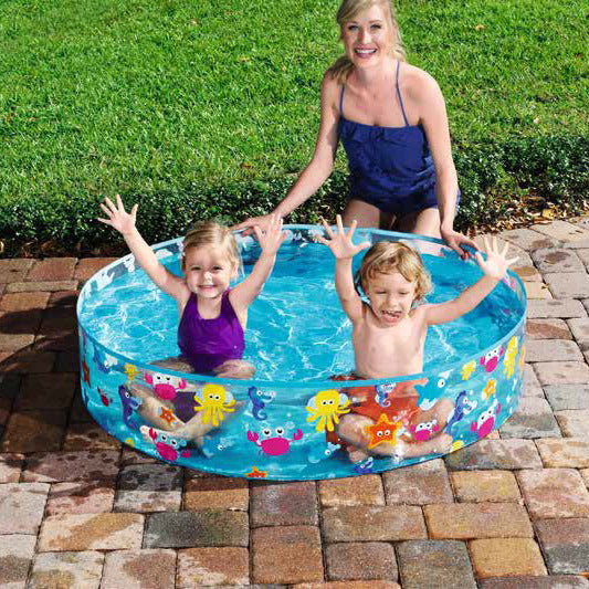 Splash Haven | Inflatable Kiddie Pool with Maritime Motif for Endless Summer Fun 1