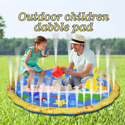 Splash Mat for Kids | Water Play Mat with Easy Setup | Fun Summer Activity for Backyard 2