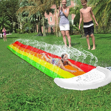 Splashrush Trail | Extra-Long Water Slide with Rainbow Design | Ultimate Summer Fun for All Ages 1