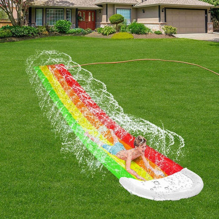 Splashrush Trail | Extra-Long Water Slide with Rainbow Design | Ultimate Summer Fun for All Ages 3