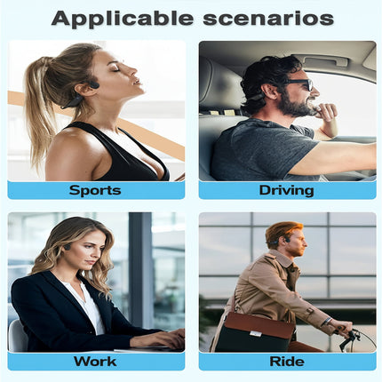 Sport Audio | Wireless Bone Conduction Headphones with USB Charging | Open Ear Design for Safety and Comfort 4