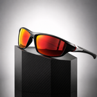 Sport Wraparound Sunglasses | Polarized UV400 Protection for Outdoor Activities | Secure Fit for Clarity and Comfort 0