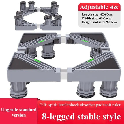 Stabilova | Adjustable Roll Base for Appliances with Shock Absorption | Height Adjustable & Lockable Wheels for Easy Mobility 7