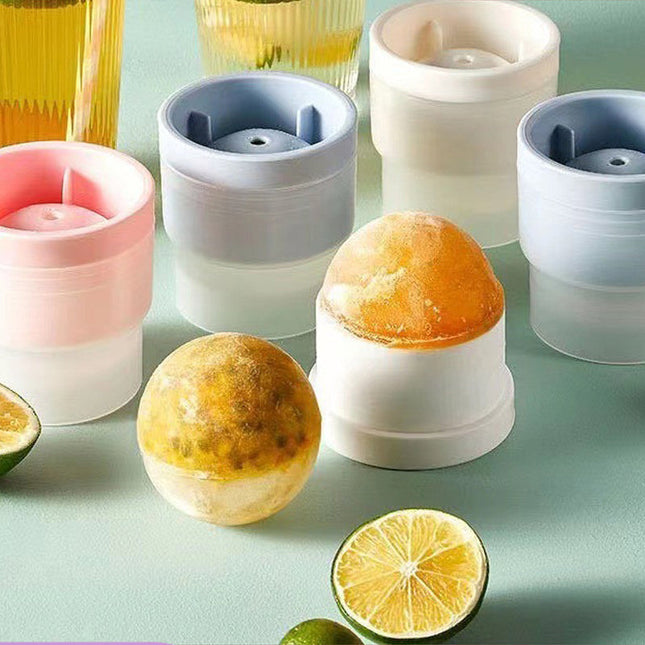 Stackable Silicone Ice Maker | Ice Hockey Ball Mold for Long-Lasting Cool Drinks 1