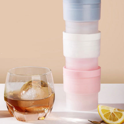 Stackable Silicone Ice Maker | Ice Hockey Ball Mold for Long-Lasting Cool Drinks 2