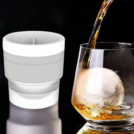 Stackable Silicone Ice Maker | Ice Hockey Ball Mold for Long-Lasting Cool Drinks 8