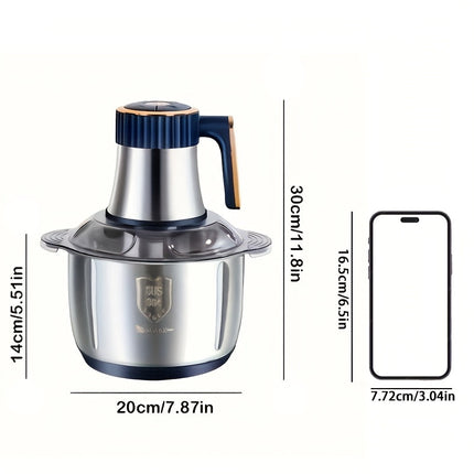 Stainless Steel Food Processor, Meat Grinder