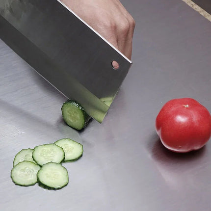 Stainless Steel Large Cutting Board with Double-Sided Functionality | Durable and Hygienic for Versatile Food Preparation 4