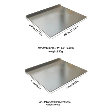 Stainless Steel Large Cutting Board with Double-Sided Functionality | Durable and Hygienic for Versatile Food Preparation 6