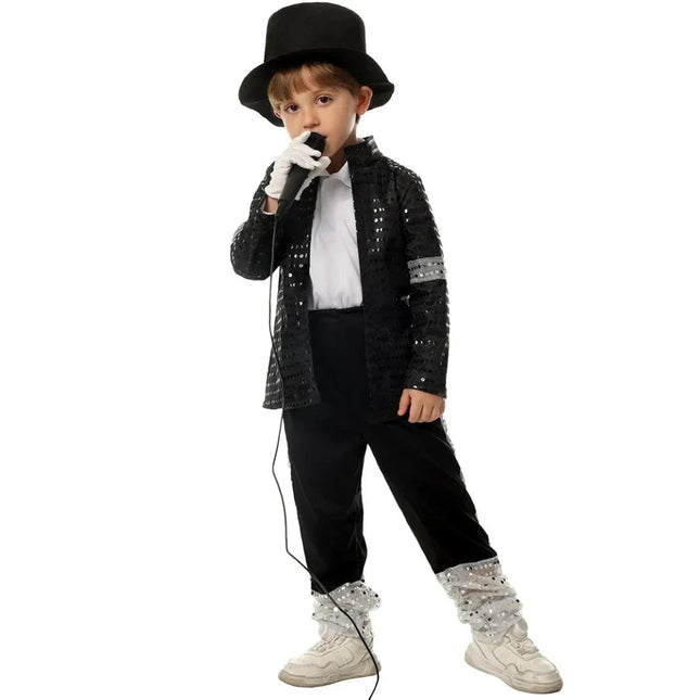 Star Performer | Kids Pop Star Dance Costume with Sparkling Design | Perfect for Halloween and Stage Events 1