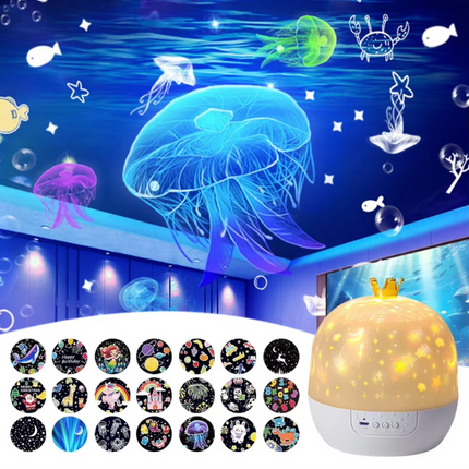 Starry Dreams | Kids Projector Night Light with Gentle Glow | Calming Bedtime Atmosphere for Relaxation 2