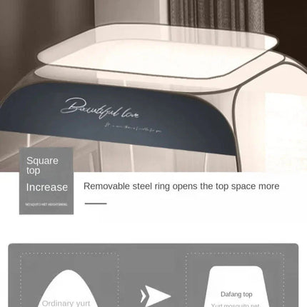 Starry Gray Mosquito Net | No-Installation Insect Protection for Indoor & Outdoor Comfort 3