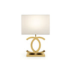 Dia 36.5cm x H 62cm / Φ 14.3″ x H 24.4″ / Gold & White