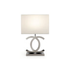 Dia 36.5cm x H 62cm / Φ 14.3″ x H 24.4″ / Chrome & White