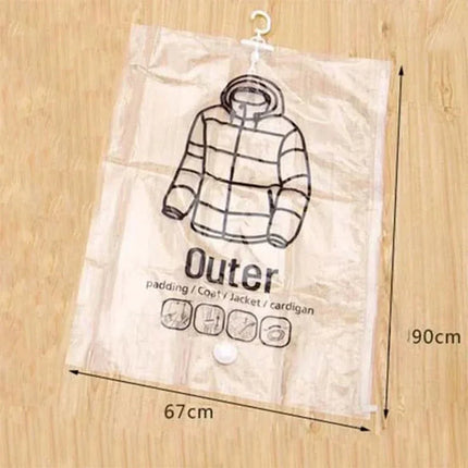 Storage Solutions | Vacuum Storage Bags for Clothes with Dustproof Design | Space-Saving Organizers for Efficient Closet Management 1