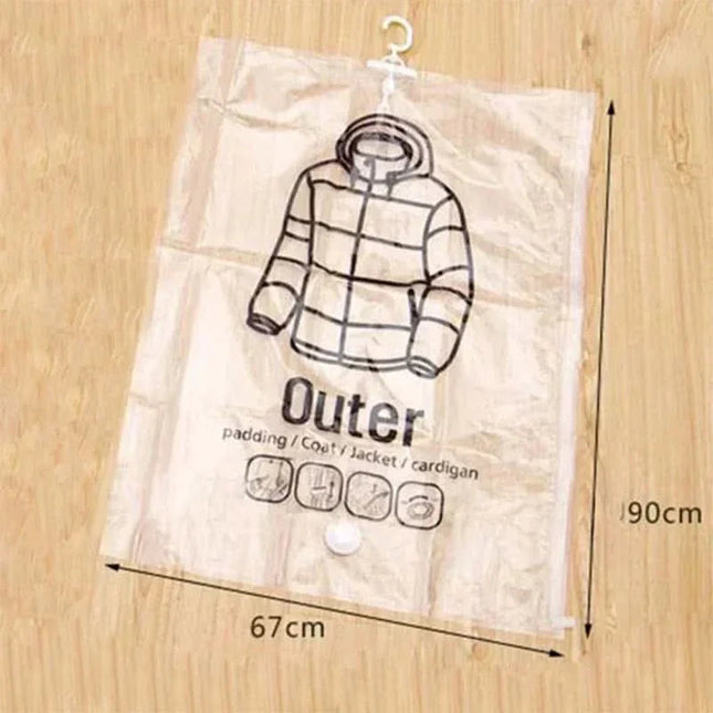 Storage Solutions | Vacuum Storage Bags for Clothes with Dustproof Design | Space-Saving Organizers for Efficient Closet Management 1