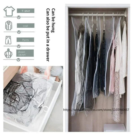 Storage Solutions | Vacuum Storage Bags for Clothes with Dustproof Design | Space-Saving Organizers for Efficient Closet Management 5