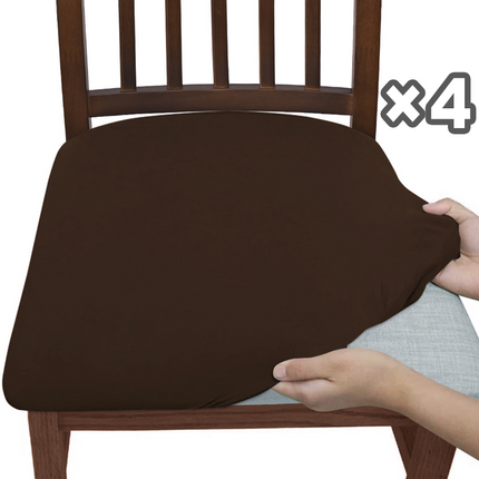 Stretch Dining Chair Covers Set of 4 with Snag-Resistant Fabric | Easy Fit for Daily Protection 12