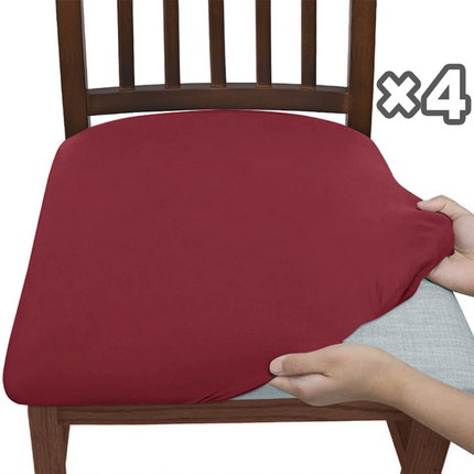 Stretch Dining Chair Covers Set of 4 with Snag-Resistant Fabric | Easy Fit for Daily Protection 14