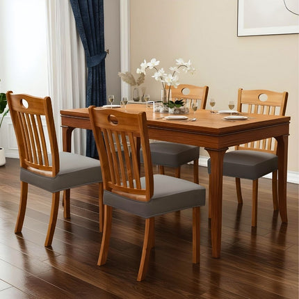 Stretch Dining Chair Covers Set of 4 with Snag-Resistant Fabric | Easy Fit for Daily Protection 2