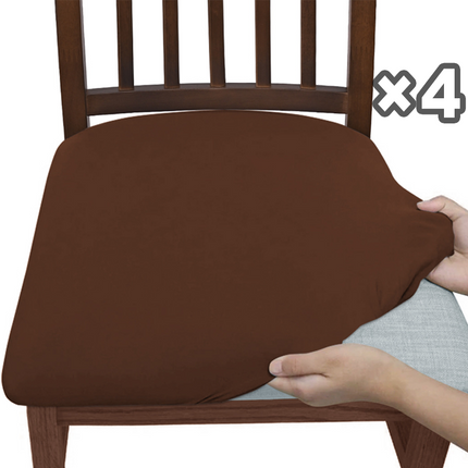 Stretch Dining Chair Covers Set of 4 with Snag-Resistant Fabric | Easy Fit for Daily Protection 9