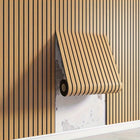 Stylish 3D PVC Wall Panels with Wood Texture | Self-Adhesive Design for Easy Home Upgrade 0