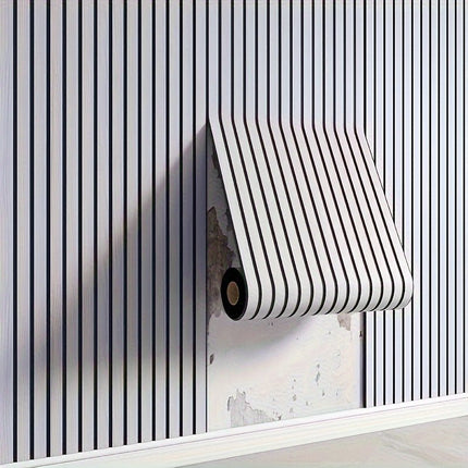 Stylish 3D PVC Wall Panels with Wood Texture | Self-Adhesive Design for Easy Home Upgrade 4