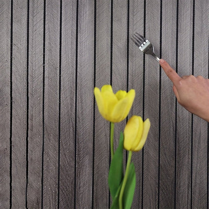 Stylish 3D PVC Wall Panels with Wood Texture | Self-Adhesive Design for Easy Home Upgrade 6