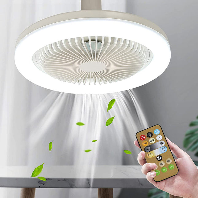 Stylish Ceiling Fan with LED Lighting & Remote Control | Low Profile Design for Instant Comfort 0