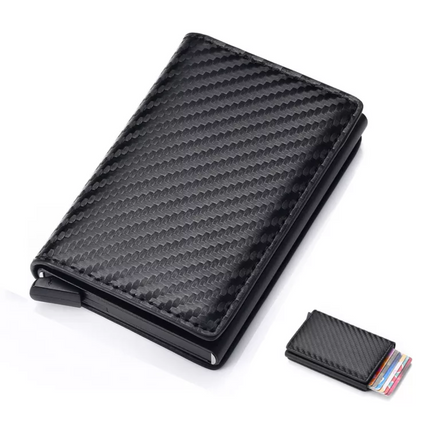 Stylish Compact Card Holder with RFID Blocking Technology for Secure Storage 4