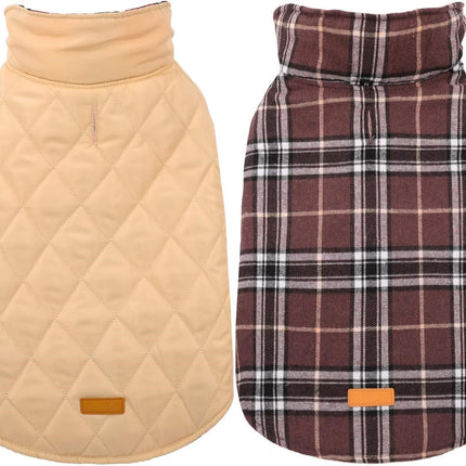 Stylish Dog Coat | Waterproof Winter Jacket with Reversible Design | Cozy Protection for All Breeds 2