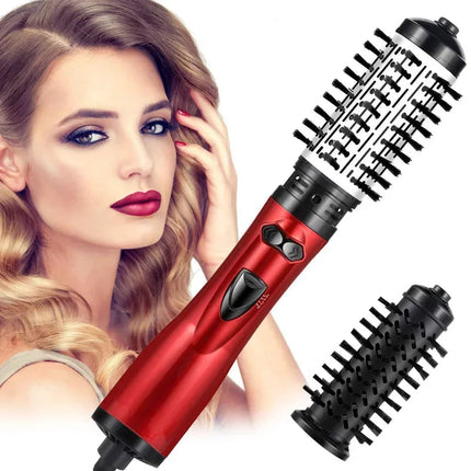 Stylish Hair | Rotating Hair Dryer Brush with Dual Brush Heads | Effortless Volumizing and Curling for All Hair Types 1