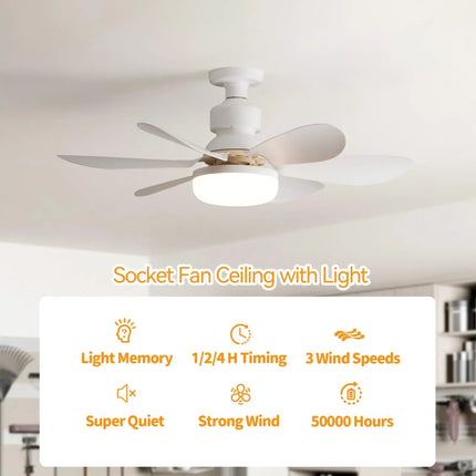 Stylish Modern Ceiling Fan with LED Light & Remote Control | Adjustable Color Temperature for Year-Round Comfort 3