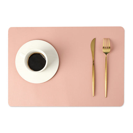 Stylish Rectangle PU Leather Placemats with Non-Slip Bottoms | Waterproof & Heat Resistant for Table Protection 7