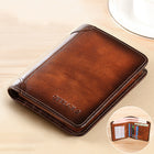 Stylish Slim RFID Blocking Wallet for Men with Premium Leather Finish | Minimalist Design for Everyday Use 0
