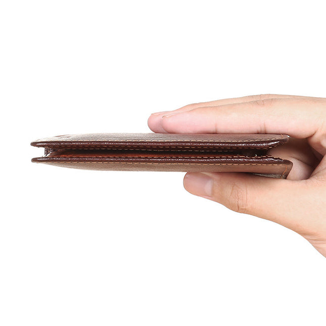 Stylish Slim RFID Blocking Wallet for Men with Premium Leather Finish | Minimalist Design for Everyday Use 1