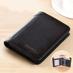 Blue-gray / bi-fold (PU)