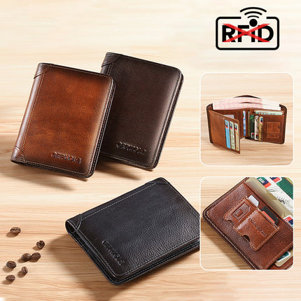 Stylish Slim RFID Blocking Wallet for Men with Premium Leather Finish | Minimalist Design for Everyday Use 5