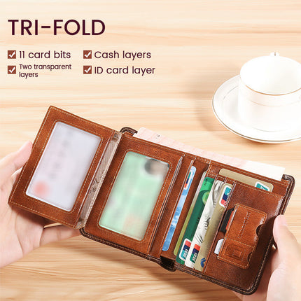 Stylish Slim RFID Blocking Wallet for Men with Premium Leather Finish | Minimalist Design for Everyday Use 7