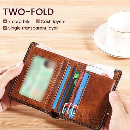 Stylish Slim RFID Blocking Wallet for Men with Premium Leather Finish | Minimalist Design for Everyday Use 8