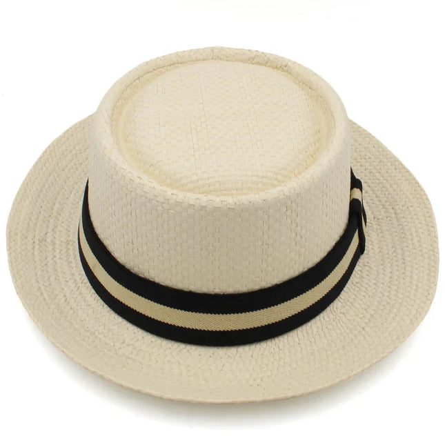 Stylish Straw Pork Pie Hat | Lightweight Summer Sunhat for Cool Comfort 1