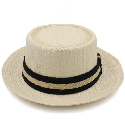 Stylish Straw Pork Pie Hat | Lightweight Summer Sunhat for Cool Comfort 2