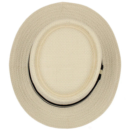 Stylish Straw Pork Pie Hat | Lightweight Summer Sunhat for Cool Comfort 3