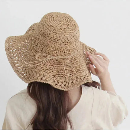 Stylish Women's Sun Hat | Wide Brim Straw Design for Ultimate UV Protection 1
